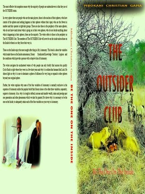 cover image of THE OUTSIDER CLUB